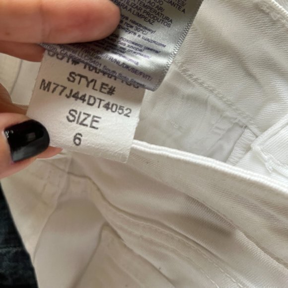 NYDJ Clarissa Colored Stretch‎ Ankle Skinny Jeans In Optic White Womens Size 6 - Picture 12 of 14